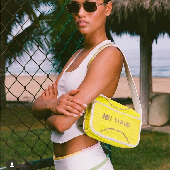 STAUD Handbags - Staud x New Balance Collab Tennis Tommy Beaded Bag
